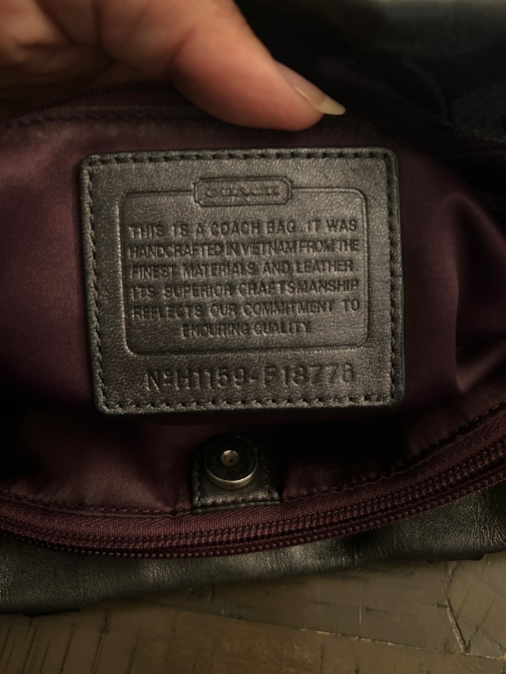 Coach Grey Ashley Signature Jacquard Tote with Top Handles No. H1159-F18776 - Picture 2 of 10